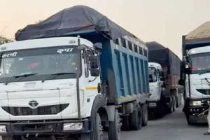 खान विभाग की औचक कार्रवाई में 2 डंपर 1 ट्रेलर सहित तीन वाहन जब्त