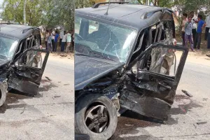 Loharu Road Accident: स्कॉर्पियो डिवाइडर कूदकर दूसरी साइड में आ रही कार से टकराई, 6 घायल