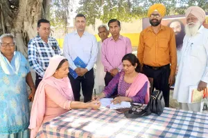 श्री जलालआना साहिब में निशुल्क चिकित्सा जांच शिविर में 40 लोगों की जांच