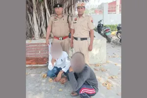 ट्रांसफार्मर का सामान चोरी करने के मामले में पुलिस ने दो आरोपियों को किया गिरफ्तार