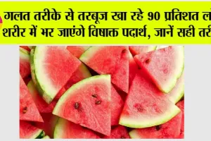 Watermelon Health Benefits: तरबूज खाने का सही तरीका और इसके फायदे, जानें कैसे गलत तरीके से खाने से हो सकते हैं नुकसान