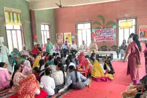लिंगानुपात सुधार के लिए किडौली में चलाया जागरूकता कार्यक्रम अभियान