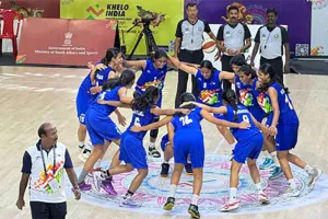 Khelo India Youth Games 2025: बास्केटबॉल में यूपी के लड़कों ने जीता स्वर्ण पदक