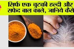 White Hair Sloution: सिर्फ एक चुटकी हल्दी और सफेद बाल काले, जानिये कैसे