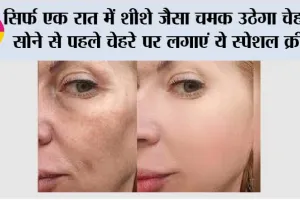 Face Care Tips: सिर्फ एक रात में शीशे जैसा चमक उठेगा चेहरा, सोने से पहले चेहरे पर लगाएं ये स्पेशल क्रीम