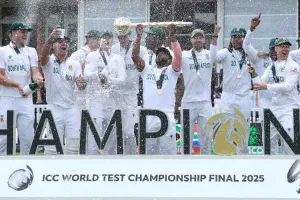SA vs AUS ICC WTC 2025 final: दक्षिण अफ्रीका ने समाप्त किया 27 सालों का खिताबी सूखा! डब्ल्यूटीसी के फाइनल में ऑस्ट्रेलिया को दी मात