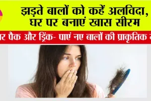 Hair Care Tips: “झड़ते बालों को कहें अलविदा, घर पर बनाएं खास सीरम, हेयर पैक और ड्रिंक – पाएं नए बालों की प्राकृतिक ग्रोथ”