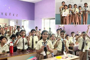 दशमेश पब्लिक स्कूल में राखी प्रतियोगिता का आयोजन