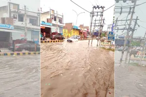Baarish News: फतेहाबाद में झमाझम बारिश, जोरदार बारिश से जलभराव, लोगों को परेशानी