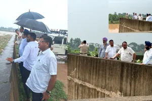 घग्गर में बढ़ते जल स्तर के बीच, साथ लगते गांव में अलर्ट