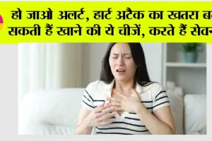 Heart Attack: हो जाओ अलर्ट, हार्ट अटैक का खतरा बढ़ा सकती हैं खाने की ये चीजें, करते हैं सेवन…