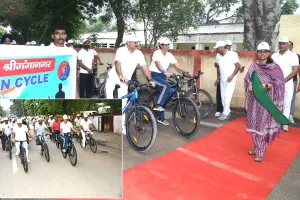 फिट हो आमजन जागरूक करने साइकिल पर चली पुलिस