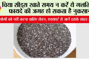 Chia Seeds Side Effects: चिया सीड्स खाते समय न करें ये गलतियां, फायदे की जगह हो सकता है नुकसान