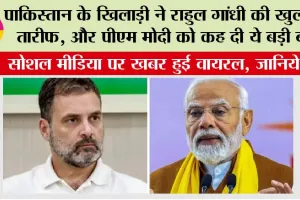 Pakistan Cricket Team: पाकिस्तान के खिलाड़ी ने राहुल गांधी की खुलकर तारीफ, और पीएम मोदी को कह दी ये बड़ी बात