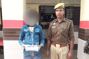 चोरी के दो मोबाइल व अवैध हथियार बरामद, आरोपी गिरफ्तार