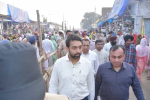 आयुक्त अम्बाला मंडल संजीव वर्मा ने मेला कपाल मोचन से जुड़े अधिकारियों के साथ निरीक्षण किया