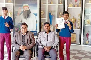 शाह सतनाम जी बॉयज स्कूल के यशप्रीत इन्सां ने नेशनल स्कूल ताइक्वांडो में जीता स्वर्ण