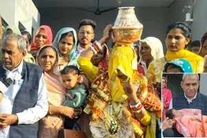 सरपंच की अनोखी पहल, पोती के जन्म पर करवाया कुआँ पूजन