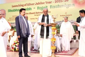 गुरुग्राम: धर्म का पालन शांति व विजय दोनों देता है: उप-राष्ट्रपति सी.पी. राधाकृष्णन