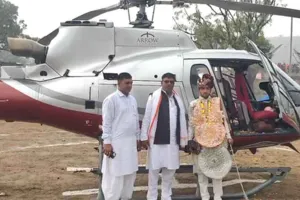 Alwar Marriage: अलवर की यह शादी बनी चर्चा का विषय! दूल्हे ने दुल्हन के घर की छत पर उतारा हेलीकॉप्टर