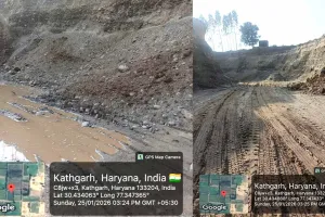 काठगढ़ में जमकर हो रहा अवैध खनन, रोकने वाला कोई नहीं