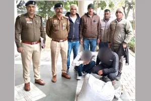 नया साल शुरू होते ही हरियाणा स्टेट नारकोटिक्स कंट्रोल ब्यूरो की फतेहाबाद यूनिट ने 24 किलो 955 ग्राम नशीला पदार्थ गाँजा सहित दो नशा तस्कर गिरफ्तार