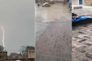 Rajasthan Weather: अचानक हुई झमाझम बारिश से चौंके राजस्थान वासी, नोहर-भादरा क्षेत्र में गिरे ओले