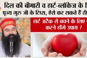 Healthy Heart Tips: दिल की बीमारी व हार्ट-ब्लॉकेज के लिए पूज्य गुरु जी के टिप्स, ऐसे कर सकते हैं ठीक…