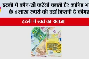 Italy Currency: इटली में कौन-सी करेंसी चलती है? जानिए भारत के 1 लाख रुपये की वहां कितनी है कीमत