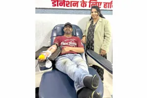 गंभीर बीमारी के चलते एस डी पी डोनेट कर देवेंद्र ने रोगी की बचाई जान