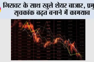गिरावट के साथ खुले शेयर बाजार, प्रमुख सूचकांक बढ़त बनाने में कामयाब