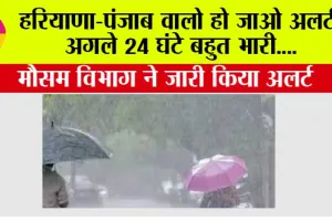 Haryana Punjab Weather: तेज आंधी, बिजली चमकना, ओले गिरना इन सबका हरियाणा-पंजाब में अलर्ट जारी