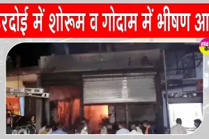 Hardoi Fire: हरदोई में भीषण आग का तांडव,  22 लाख नकदी सहित 2 करोड़ का सामान स्वाहा
