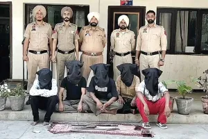 लूट की साजिश रच रहे गैंग का भंडाफोड़, पांच आरोपी गिरफ्तार