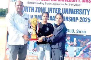 केआरएम महिला कॉलेज की दो छात्राओं ने ऑल इंडिया खो-खो टूर्नामेंट के लिए किया क्वालीफाई