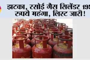 LPG Cylinder Price: रसोई गैस सिलेंडर 195 रुपये महंगा, लिस्ट जारी!