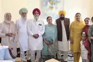 पहली बार ससुराल धर्मनगर पिहोवा पहुंचे पंजाब के मुख्यमंत्री भगवंत मान, परिजनों ने किया जोरदार स्वागत