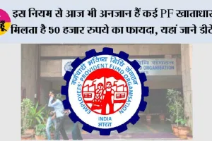  EPFO News: इस नियम से आज भी अनजान हैं कई  ईपीएफ  खाताधारक, मिलता है 50 हजार रुपये का फायदा, यहां जाने डीटेल्स