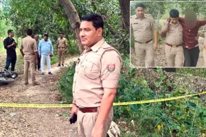 युवक का फरार हत्यारोपी एनकाउंटर में घायल, तमंचा-बाइक बरामद