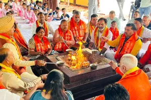 मंगल गान से गूंजी कर्णनगरी, सेवा उत्सव के रूप में मनाया निष्काम कर्मयोगी मनोहर लाल का जन्मदिन