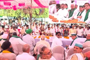 सिकंदरपुर में भाकियू (टिकैत) का किसान संवाद व सदस्यता अभियान, भ्रष्टाचार के खिलाफ बड़े आंदोलन का ऐलान