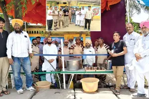 डेरा श्रद्धालुओं ने लगाई ठंडे पानी की छबील, पक्षियों के लिए पेड़ों पर लगाए लकड़ी के घर