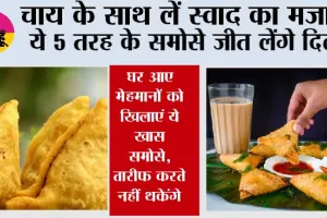 Samosa Recipe: चाय के साथ लें स्वाद का मजा,  ये 5 तरह के समोसे जीत लेंगे दिल