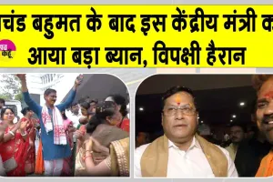 'भाजपा होगी तो विकास होगा, लोग सुरक्षित रहेंगे', प्रचंड बहुमत के बाद पार्टी कार्यालय में जश्न 