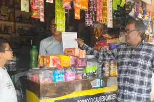 सिंगल यूज प्लास्टिक-पॉलीथिन के खिलाफ कार्रवाई, 4 चालान काटे, 14 हजार रुपये का जुर्माना