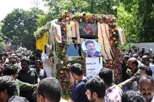 K. Bhagyaraj's funeral: तमिल सिनेमा के फिल्ममेकर के. भाग्यराज को अंतिम विदाई