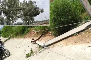 बारिश और तूफान ने मीरापुर क्षेत्र में मचाई तबाही, बिजली व्यवस्था दिनभर रही ठप