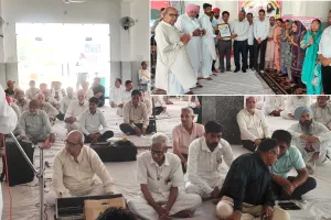 शरीरदानी शांति देवी इन्सां को नामचर्चा कर दी गई श्रद्धांजलि