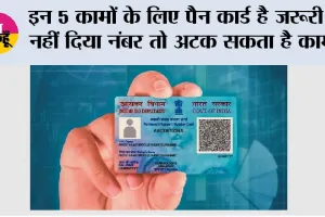 PAN Card Rules: इन 5 कामों के लिए पैन कार्ड है जरूरी, नहीं दिया नंबर तो अटक सकता है काम