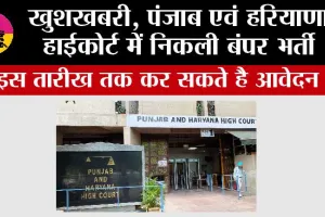 खुशखबरी, पंजाब एवं हरियाणा हाईकोर्ट में निकली बंपर भर्ती, इस तारीख तक कर सकते है आवेदन 